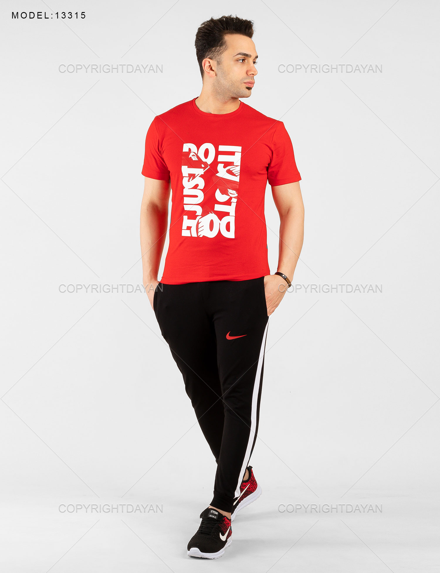 ست تیشرت شلوار مردانه Nike مدل 13315