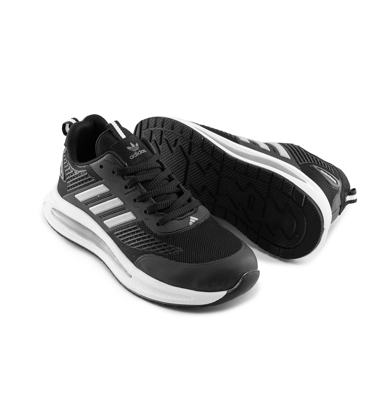 کفش اسپرت Adidas مردانه مشکی بندی مدل 44588