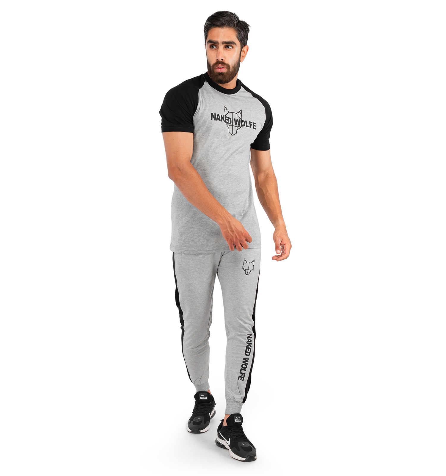 ست تیشرت شلوار مردانه دو رنگ Alma مدل 38925