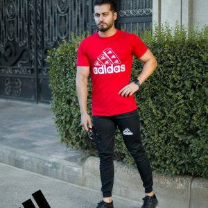 ست تیشرت شلوار adidas مدل berkan قرمز