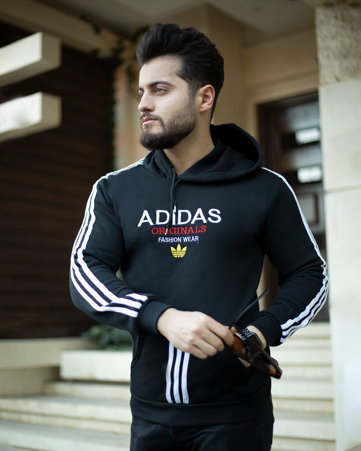 هودی مردانه Adidas مدل Karon مشکی