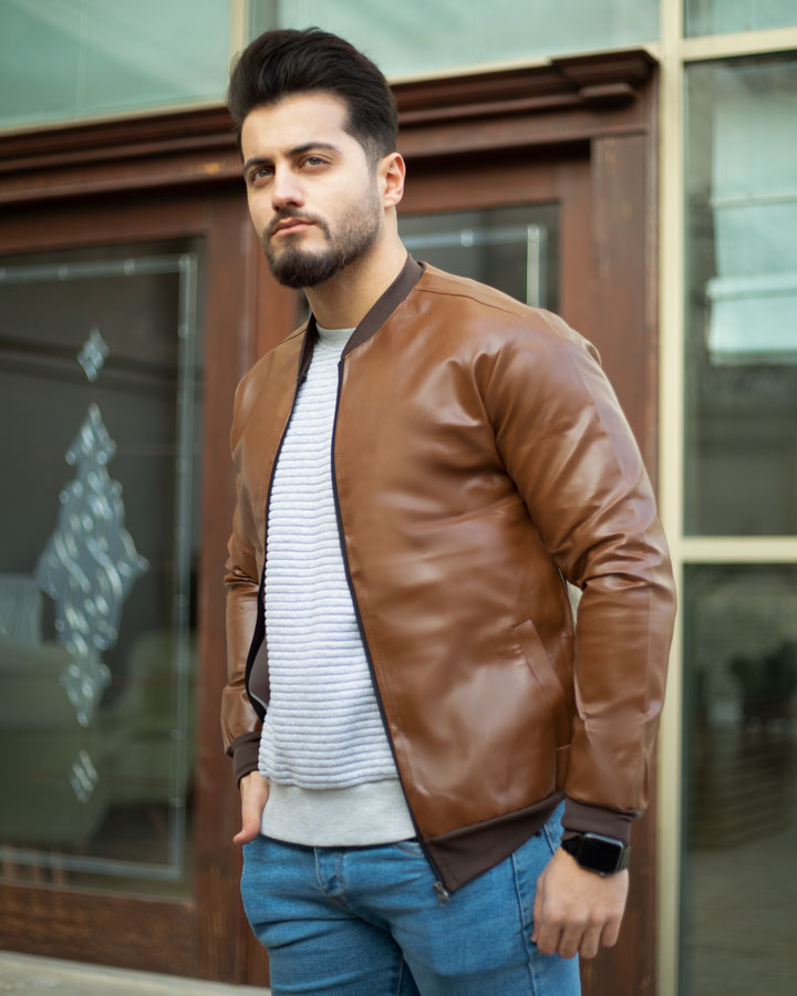 کاپشن مردانه مدل Tomaj قهوه ای