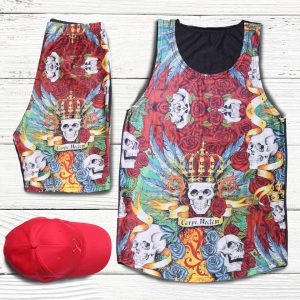 رکابی شلوارک Skeleton King مدل 1078