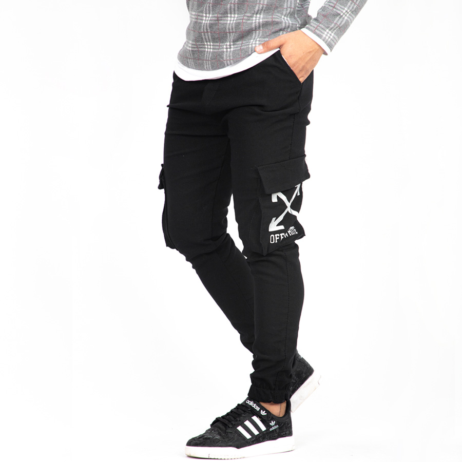 شلوار اسلش 6 جیب OFF_WHITE مدل 1089