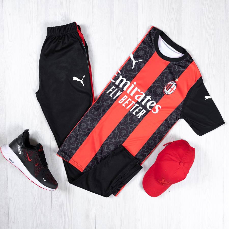 تیشرت شلوار مردانه FcMilano مدل 1388