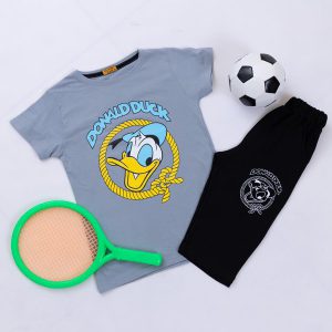 ست تیشرت شلوارک بچه گانه Duck مدل 1399