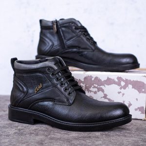 کفش نیم بوت چرم مردانه Kenda مدل 1522