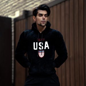 هودی مردانه USSBlack مدل 1713