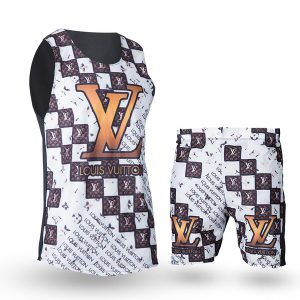 ست رکابی شلوارک LOUIS VUITTON مدل 1880