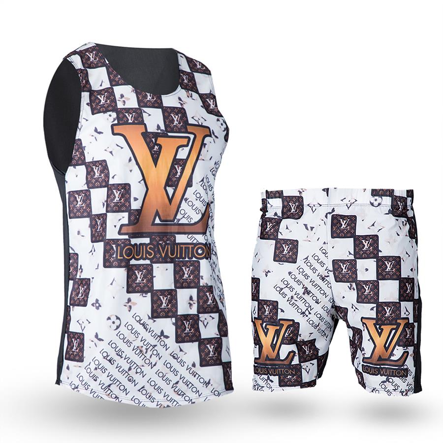 ست رکابی شلوارک LOUIS VUITTON مدل 1880