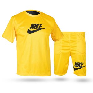 ست تیشرت شلوارک مردانه YELLOW NIKE مدل 1900