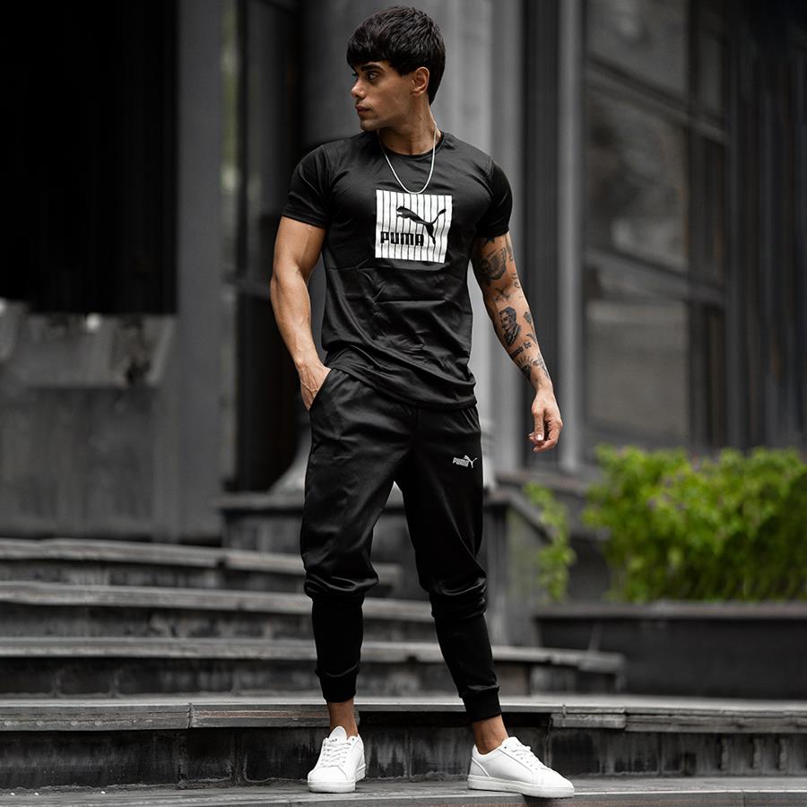 تیشرت شلوار مردانه Puma_black مدل 2048