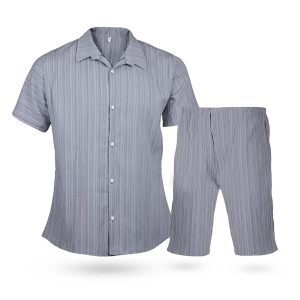 ست تیشرت شلوارک مردانه Geno-Silver مدل 2526