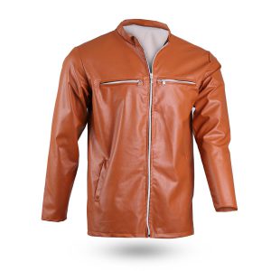 کاپشن چرم مردانه AZEN مدل 2793