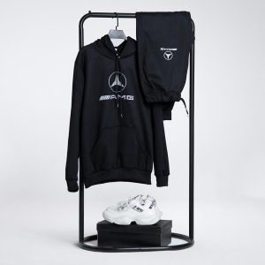 ست هودی شلوار مردانه Raivers-Black مدل 2923