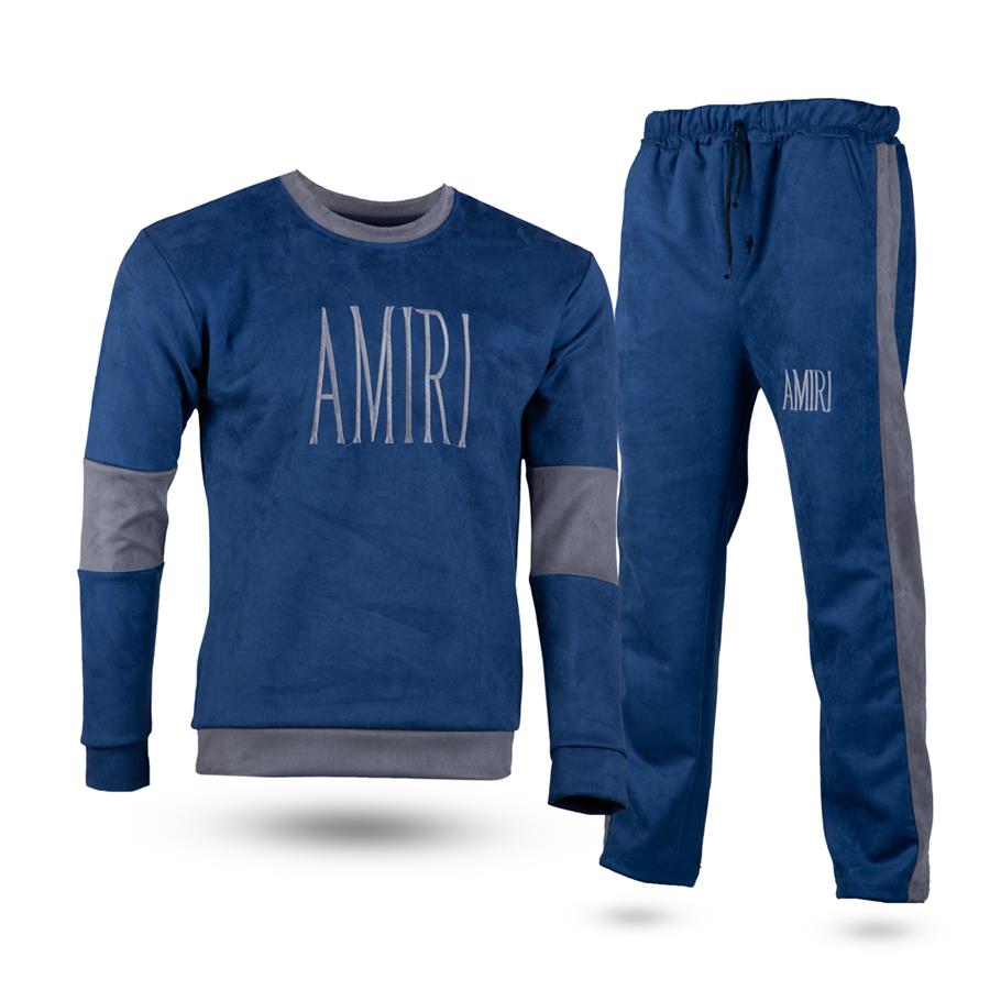 ست بلوز شلوار مردانه Amiri_NavyBlue مدل 2981