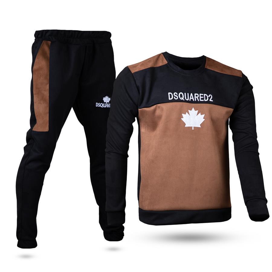 ست بلوز شلوار مردانه Ds-Brown مدل 2991