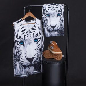 ست رکابی شلوارک Babr مدل 3222