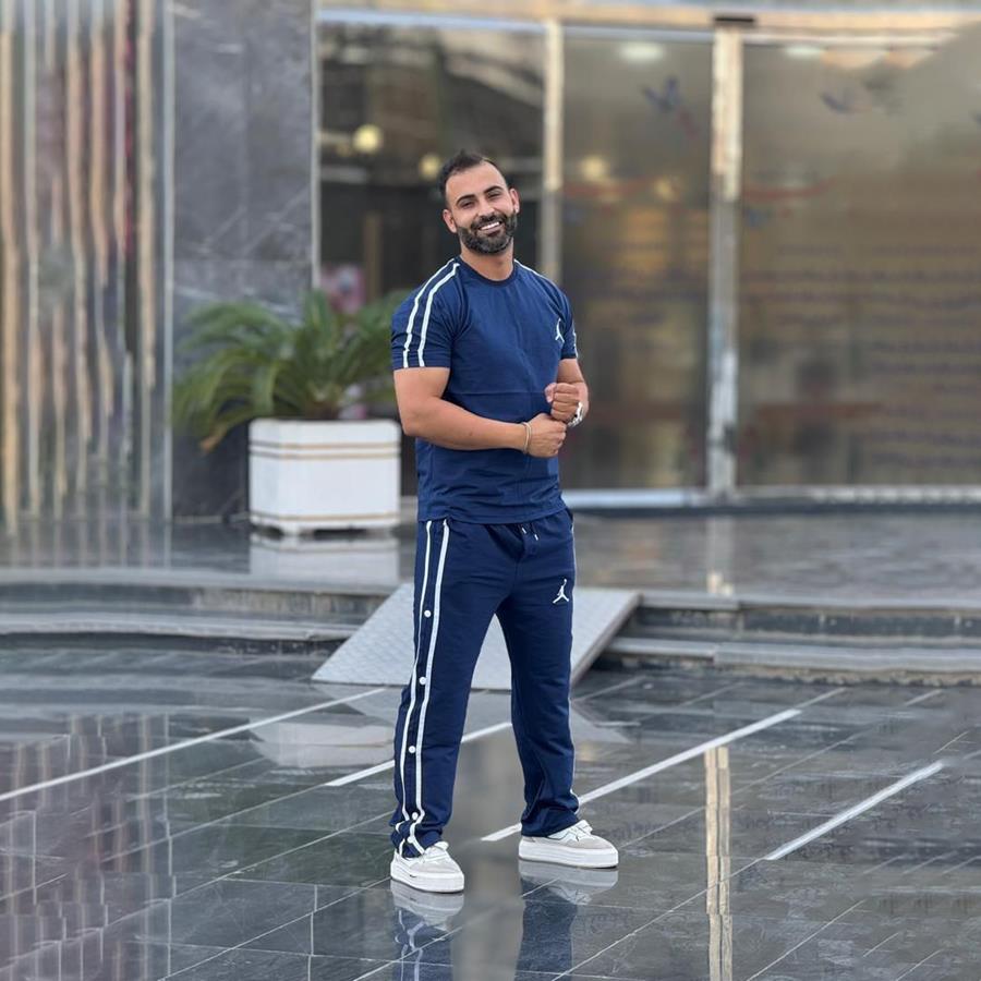 تیشرت شلوار مردانه ENJ-NavyBlue مدل 3265
