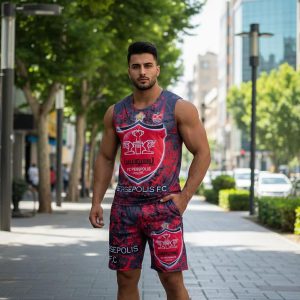 رکابی شلوارک Red-Perspolisi مدل 3283
