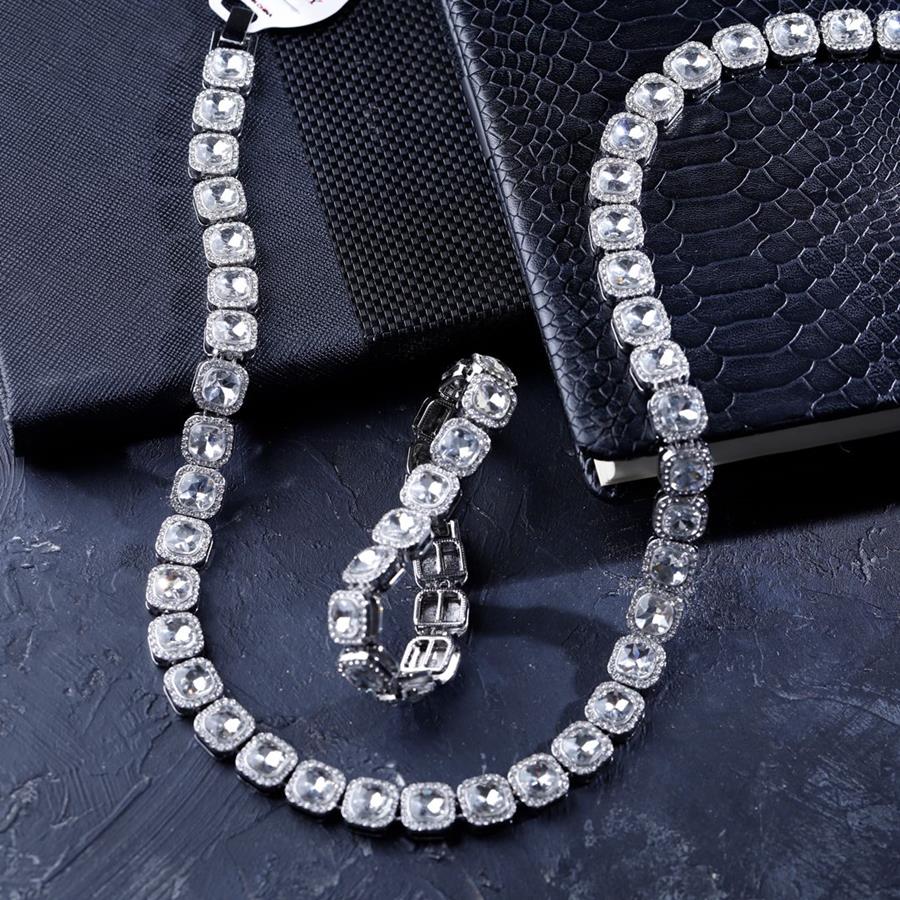 گردنبند دستبند مردانه Negins مدل 3288