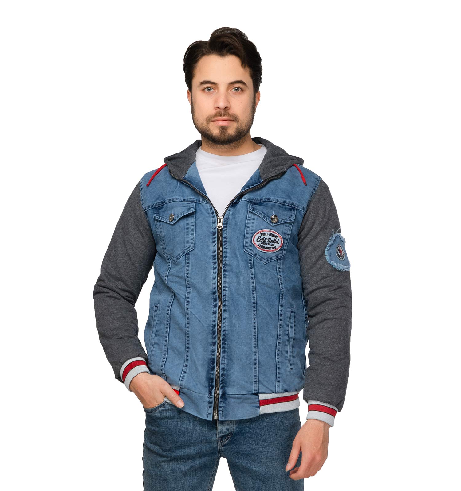 کاپشن بامبر لی مردانه کلاهدار مدل 46102