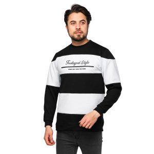 بلوز دورس یقه گرد مشکی رینگری مدل 46359