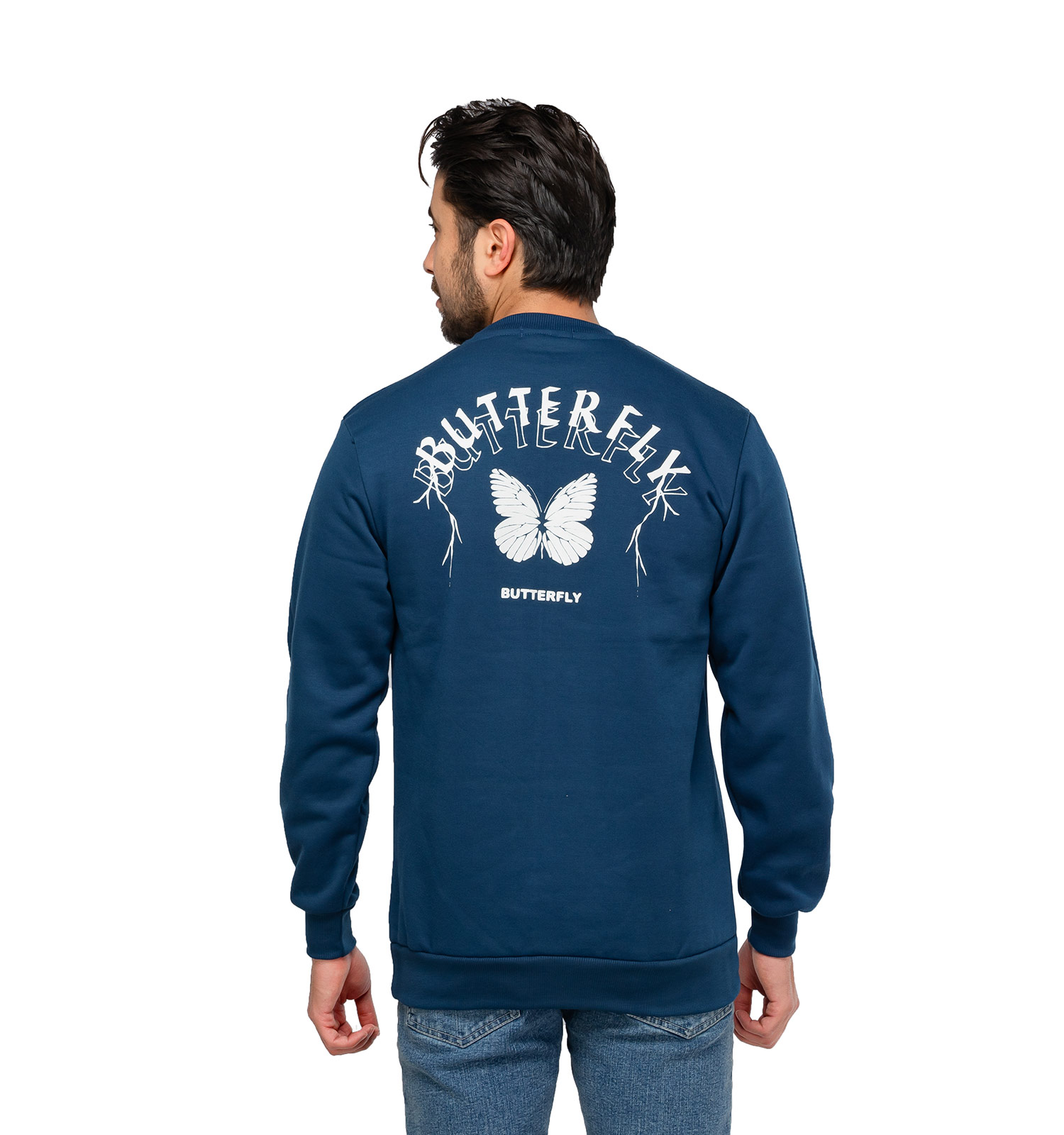 بلوز دورس یقه گرد Butter fly ساده مدل 46060