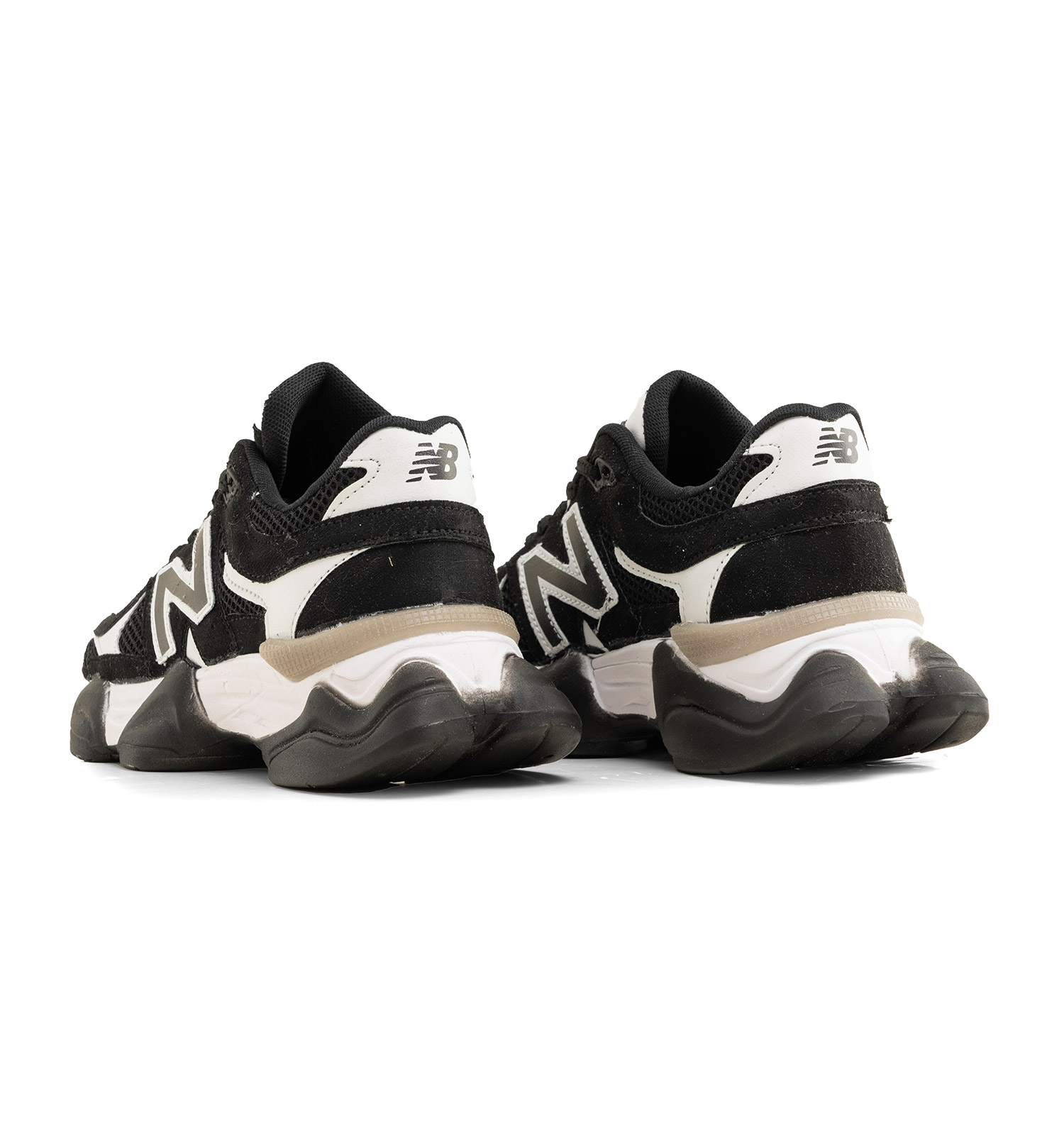 کفش اسپرت New Balance مردانه مشکی سفید بندی مدل 45977