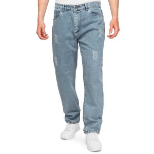 شلوار لی مام فیت مردانه اسپرت مدل 46093