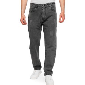 شلوار لی مام فیت مردانه اسپرت مدل 46098