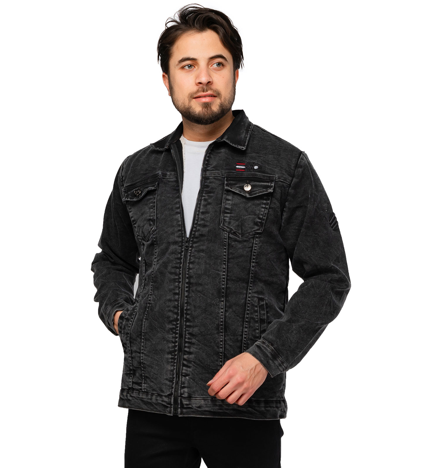 کاپشن لی مردانه یقه خز دار مدل 46315