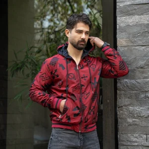 کاپشن مردانه طرحدار مدل Q62