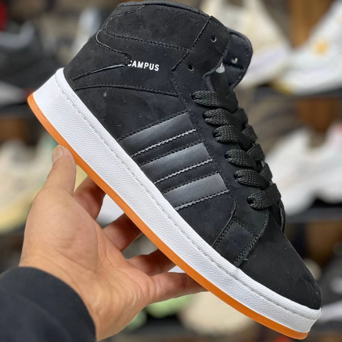 کفش ورزشی مردانه ساقدار مدل Adidas Campus مشکی