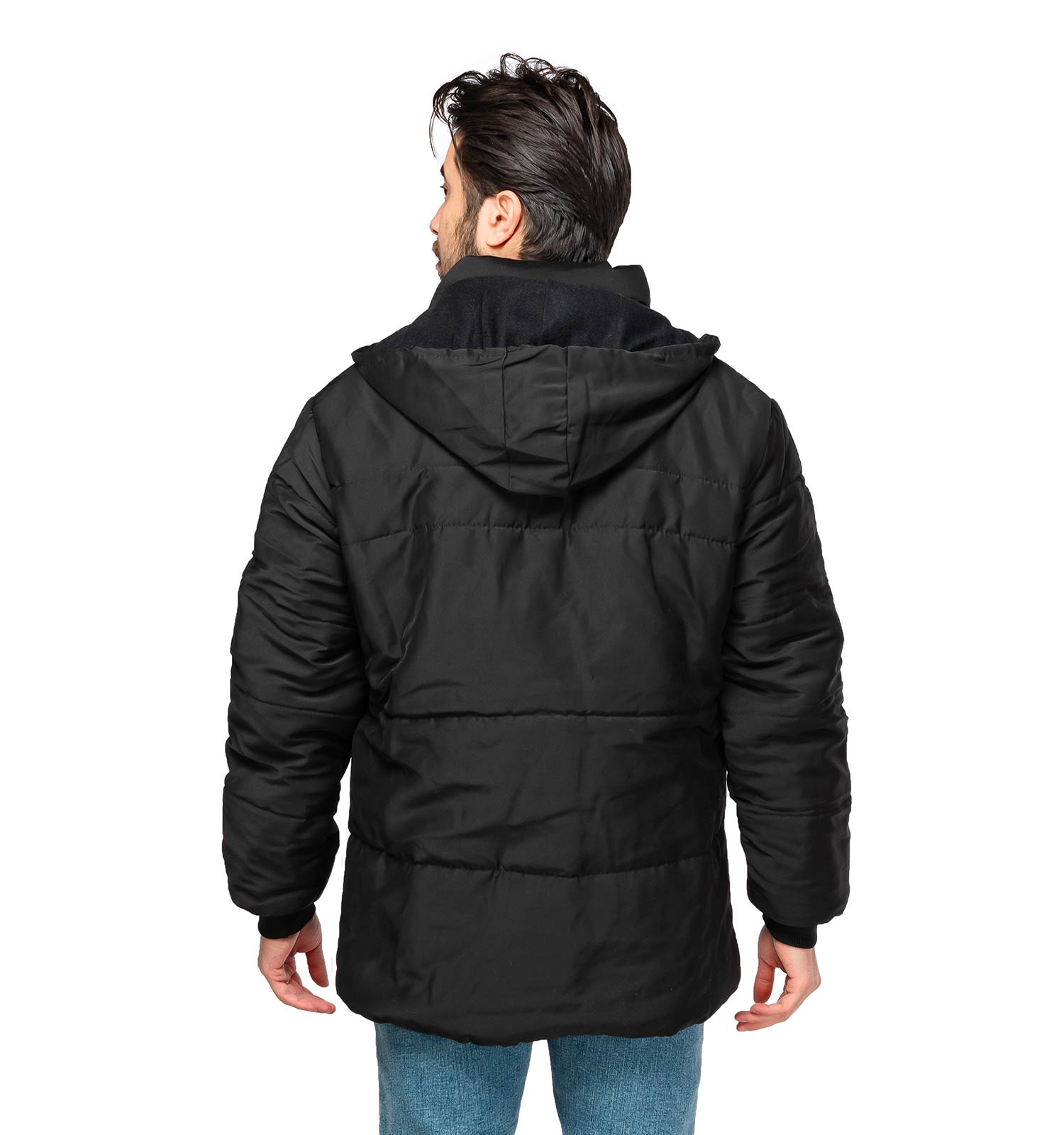 کاپشن مموری مردانه بادی مشکی مدل 46212