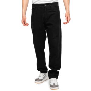 شلوار لی مام فیت مردانه مشکی اسپرت مدل 46301