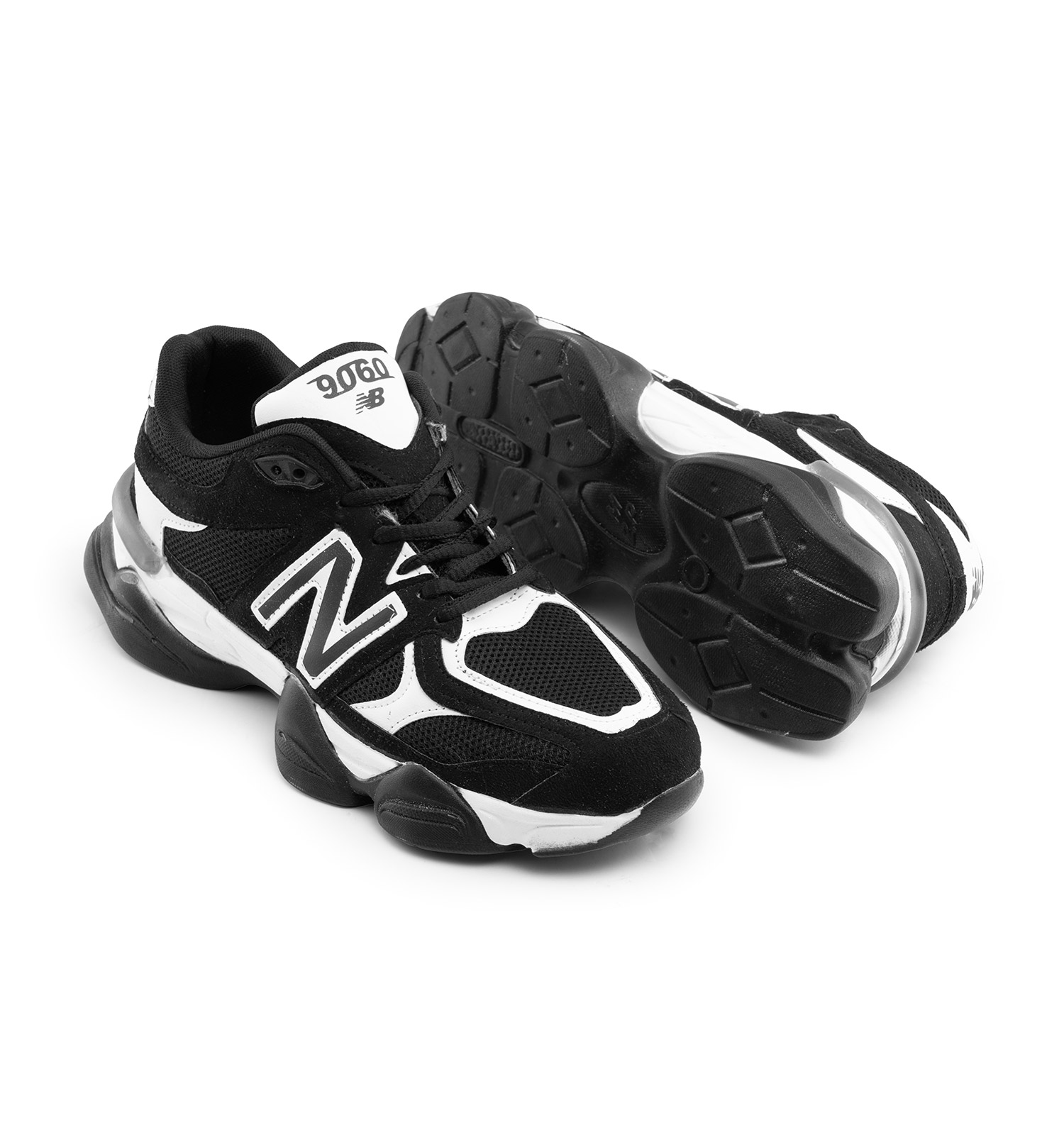 کفش اسپرت New Balance مردانه مشکی بند دار مدل 46149