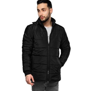 کاپشن بادی مشکی مردانه مدل 46300