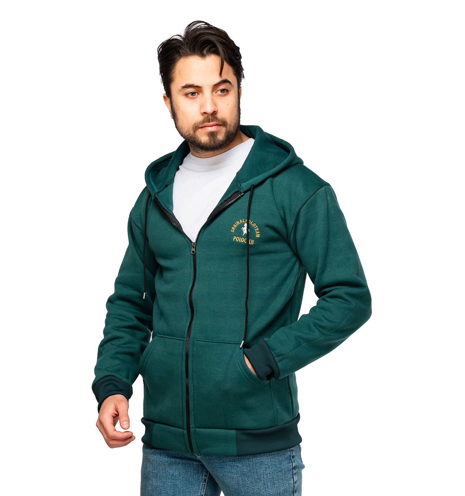 سویشرت کلاهدار polo ساده مدل 46167