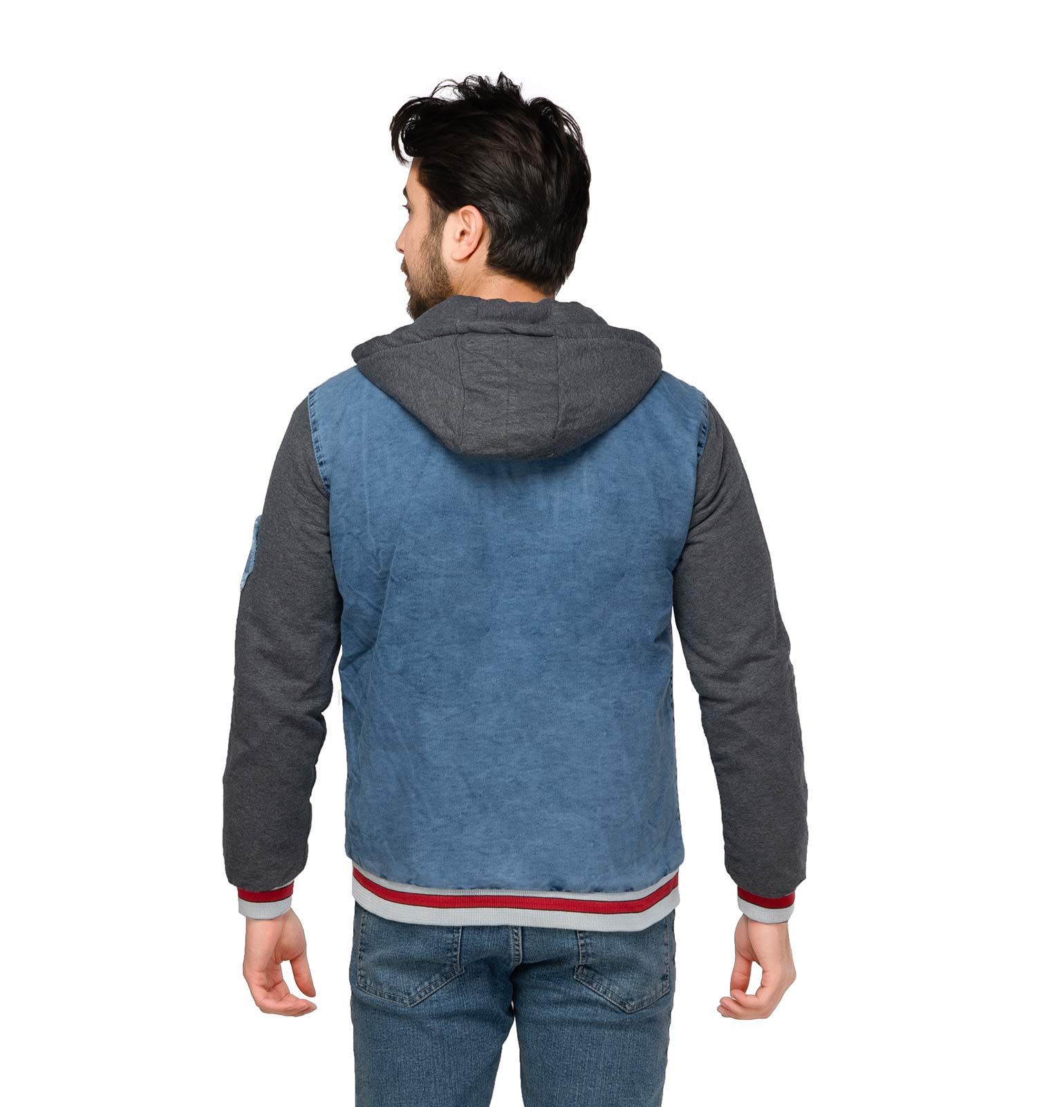 کاپشن بامبر لی مردانه کلاهدار مدل 46102