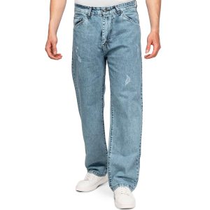 شلوار لی مام فیت مردانه اسپرت مدل 46092