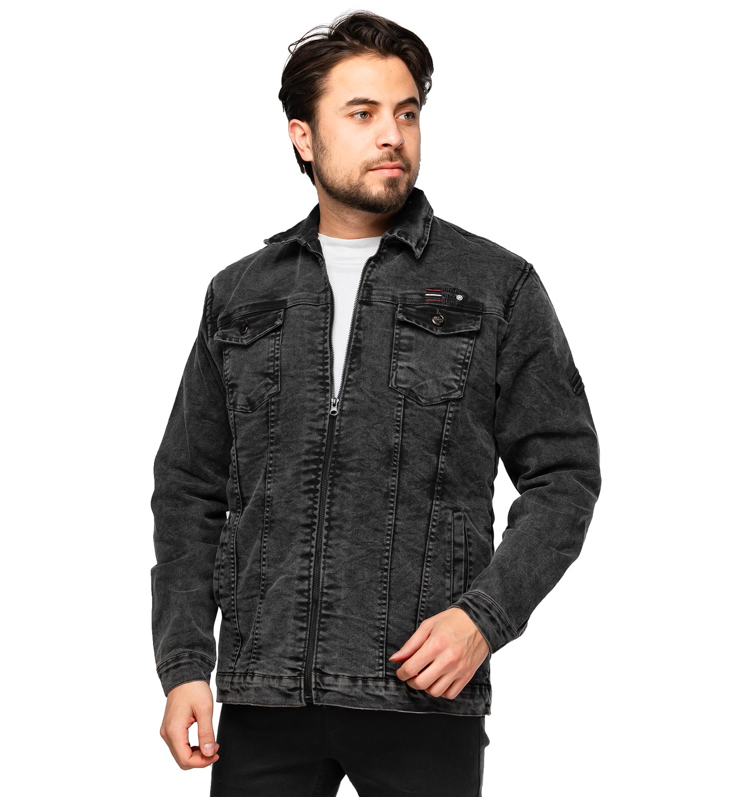 کاپشن لی مردانه یقه خز دار مدل 46314