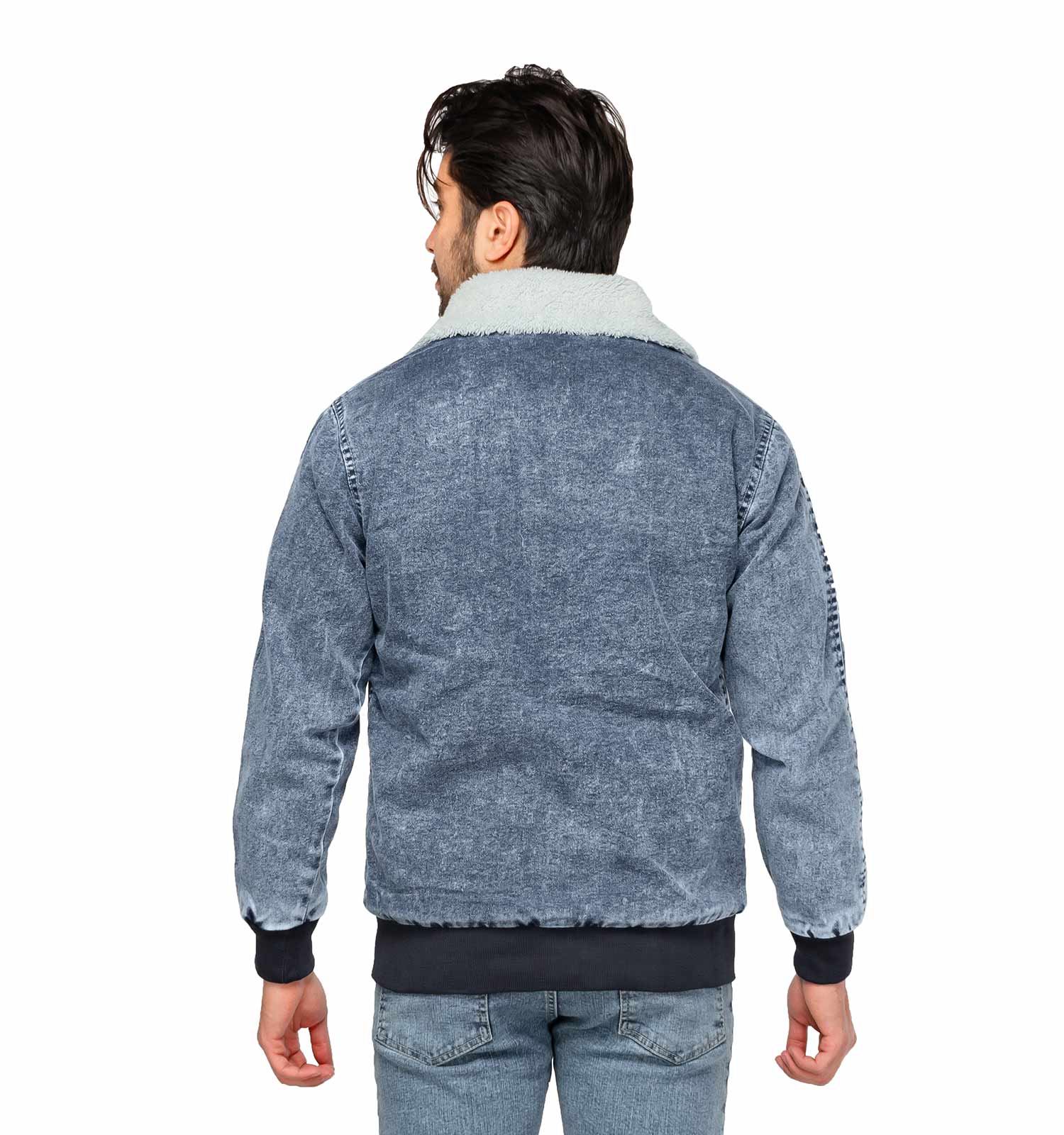 کاپشن لی مردانه یقه خز دار مدل 46107