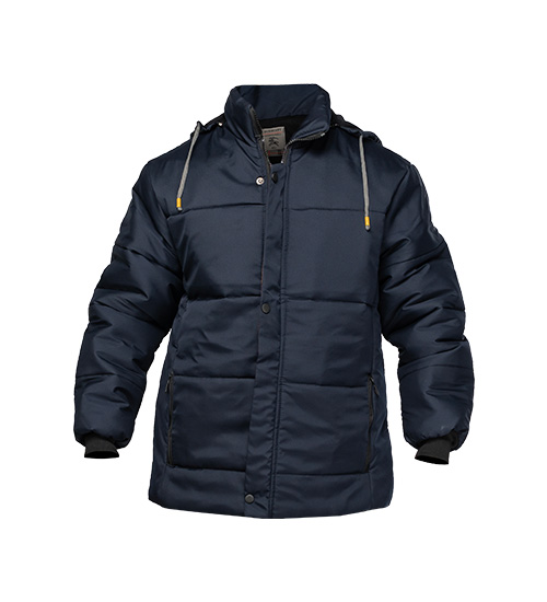 کاپشن مموری مردانه بادی سرمه ای مدل 46213