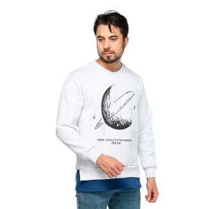 بلوز دورس یقه گرد سفید مدل 46074