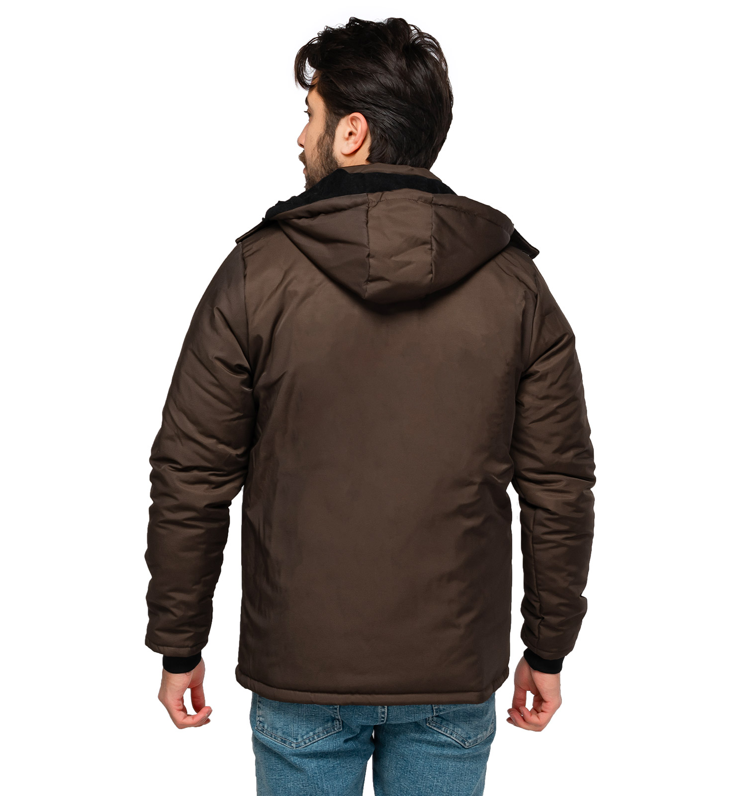 کاپشن مردانه کلاهدار مدل 46260