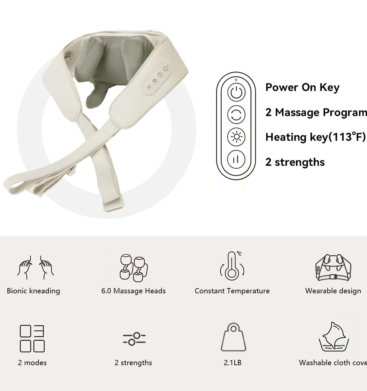 ماساژور گردن شانه کتف خرچنگی Neck Massager مدل 46437