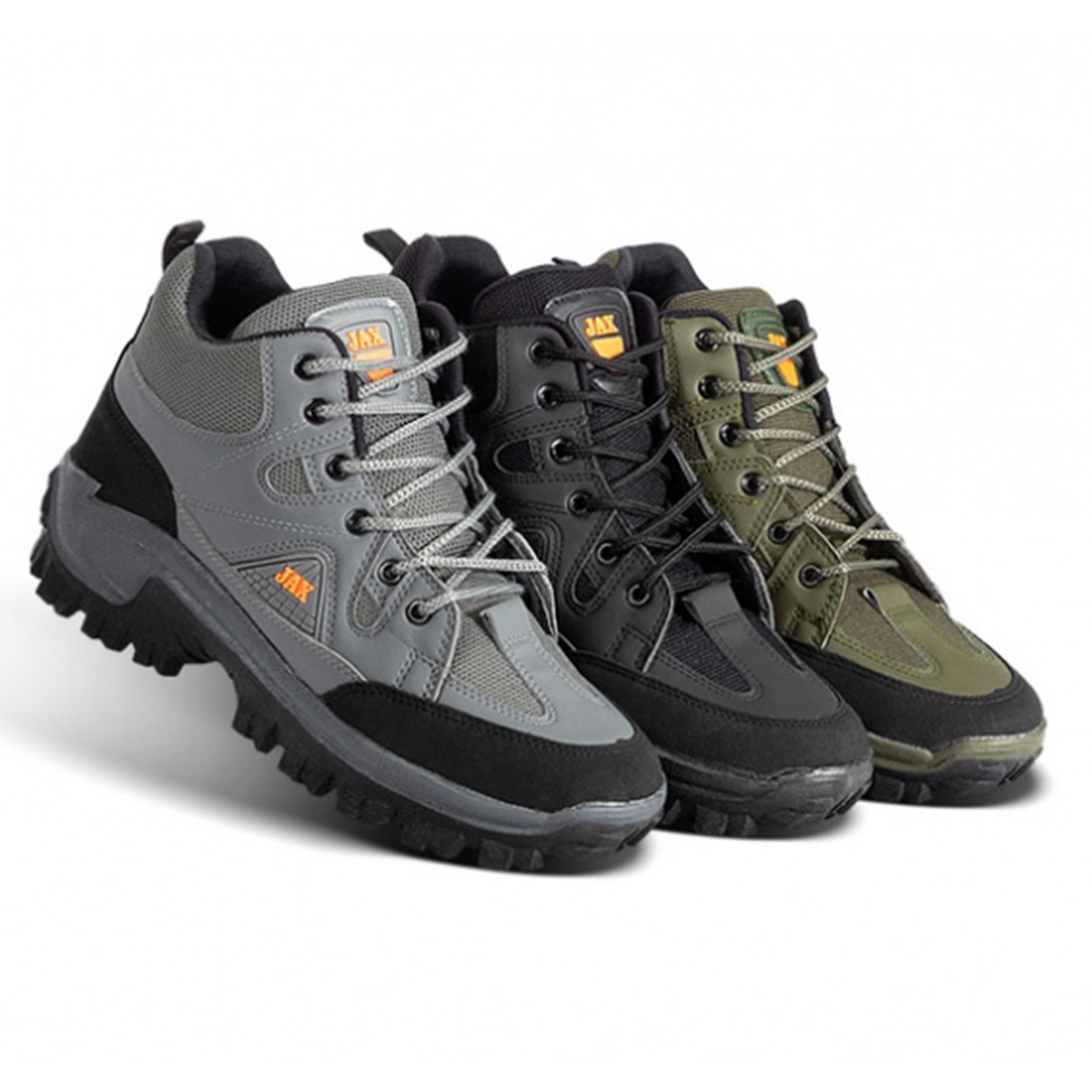 نیم بوت مردانه طوسی مدل JAX