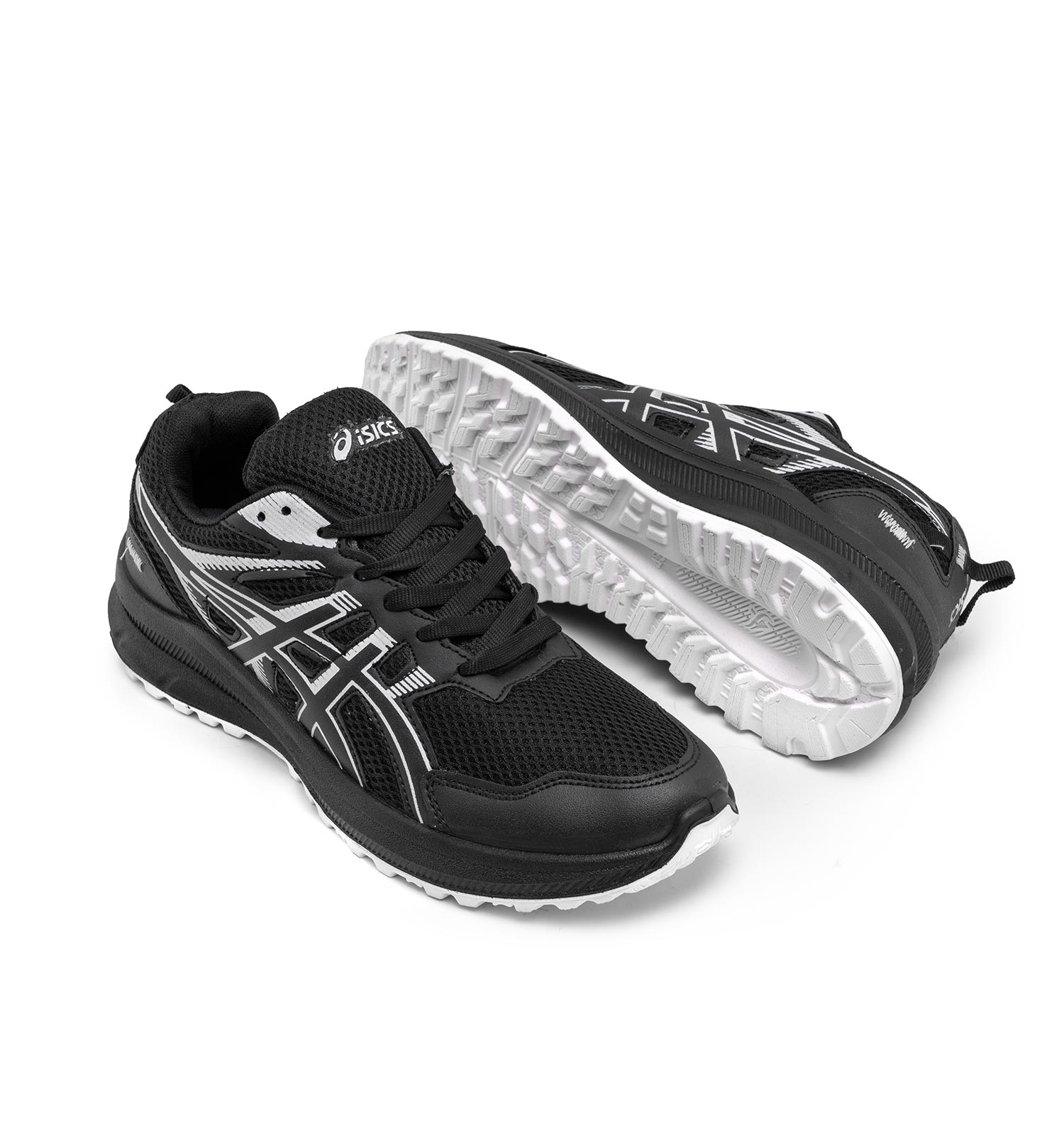 کفش اسپرت Asics مردانه مشکی بندی مدل 46525