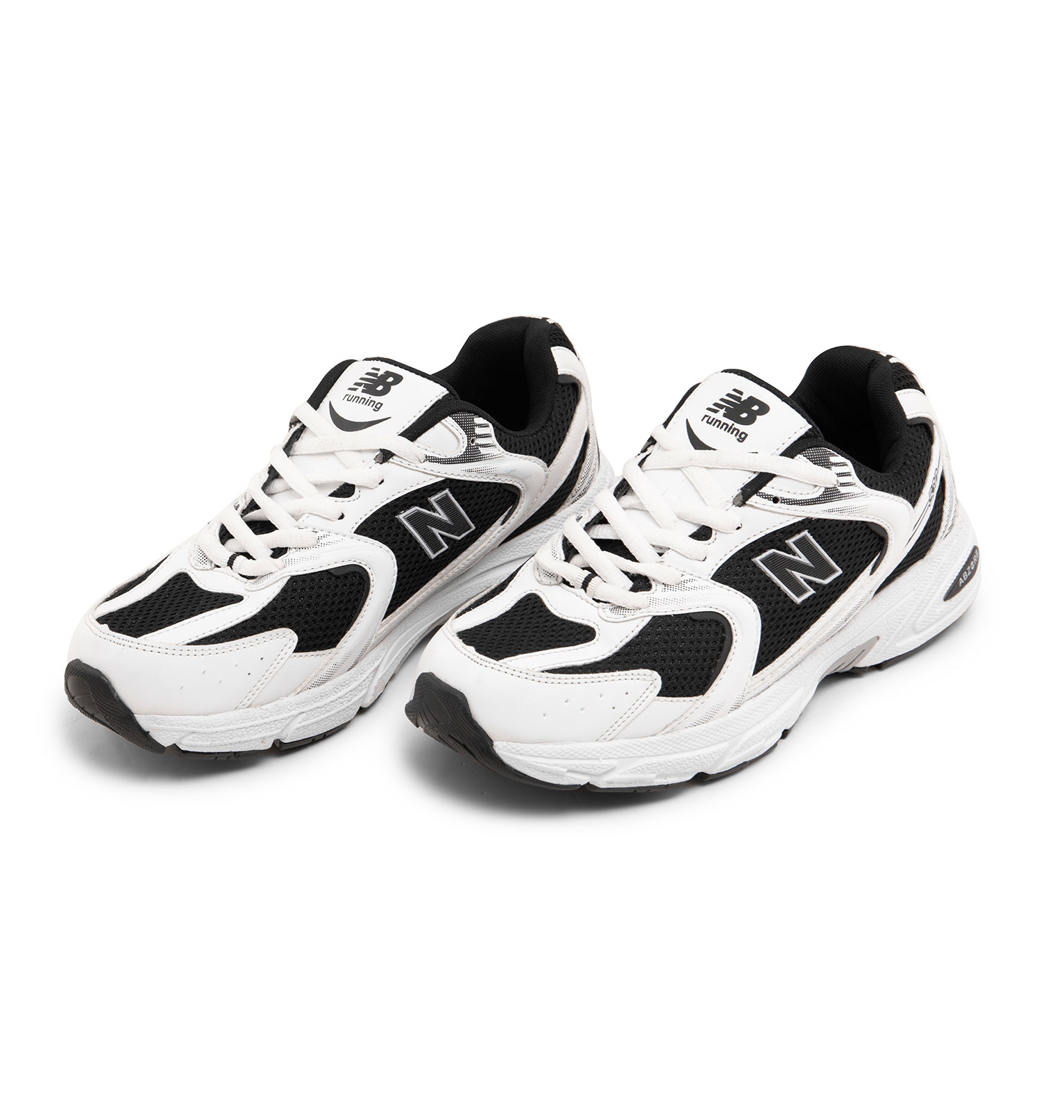کفش اسپرت New Balance مردانه مشکی سفید بندی مدل 46431